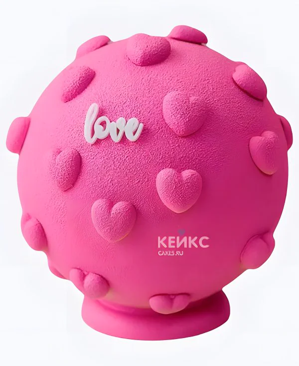 Торт в виде бомбы розовый Любовь Торт в виде бомбы розовый Любовь Фото