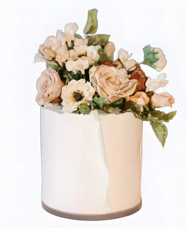 Торт Винтажный букет Фото