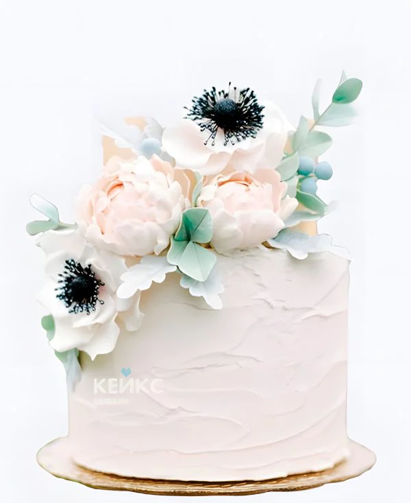 Весенний свадебный торт Букет Весенний свадебный торт Букет Фото