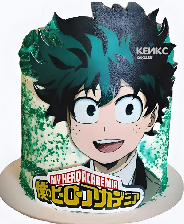 Торт на день рождения фанату My Hero Academia Торт на день рождения фанату My Hero Academia Фото