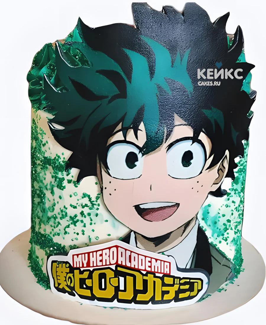 Торт на день рождения фанату My Hero Academia Торт на день рождения фанату My Hero Academia Фото