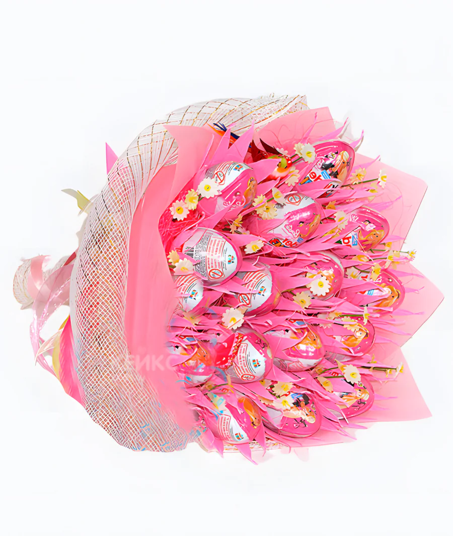 Букет девочке из конфет 1 Фото