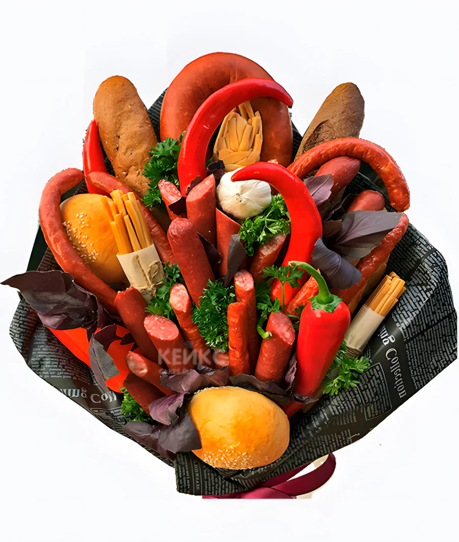 Букет для мужчины без алкоголя 4 Фото