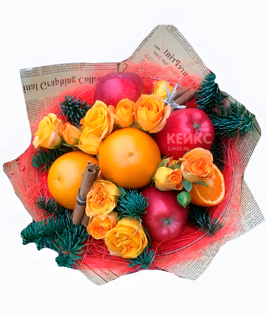 Букет из апельсинов 4 Фото