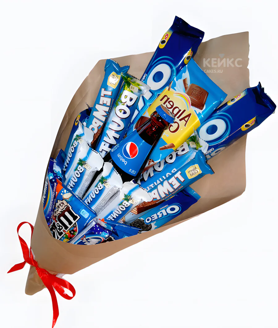 Букет из батончиков 3 Фото