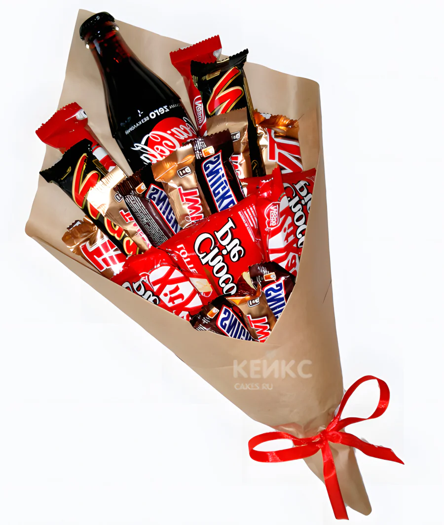 Букет Сникерс Фото