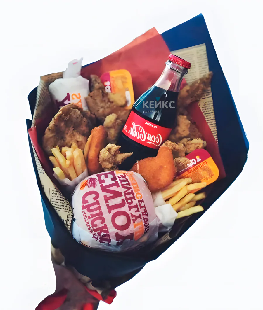 Букет из бургеров 2 Фото