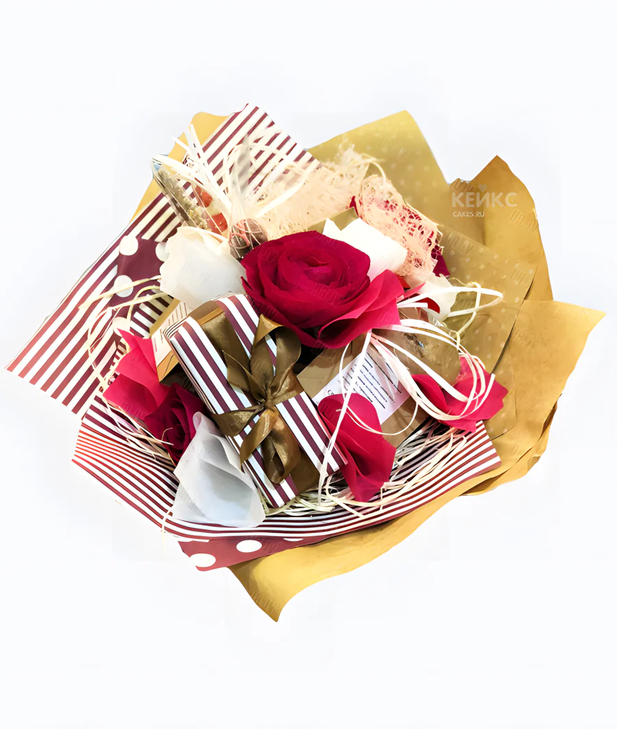 Букет из чая и кофе 3 Фото