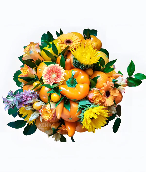 Букет из фруктов и овощей 2 Фото