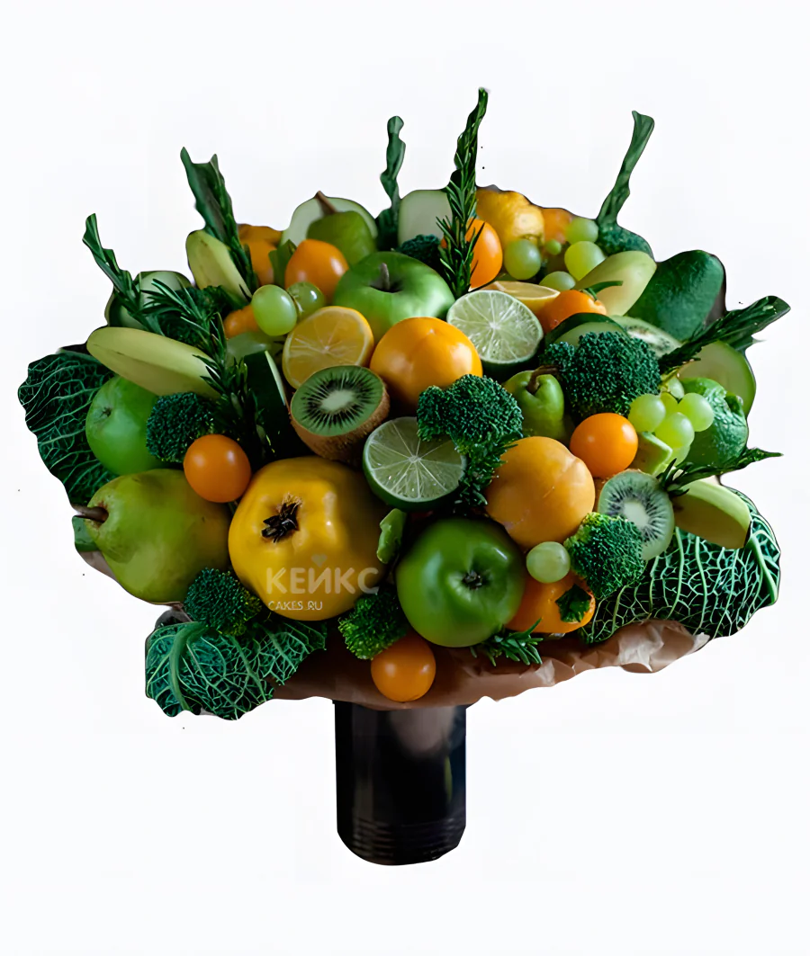 Букет из фруктов и овощей 3 Фото