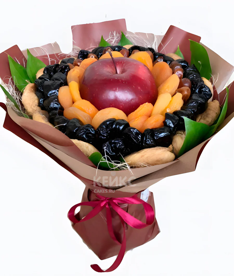 Букет из фруктов и сухофруктов 3 Фото