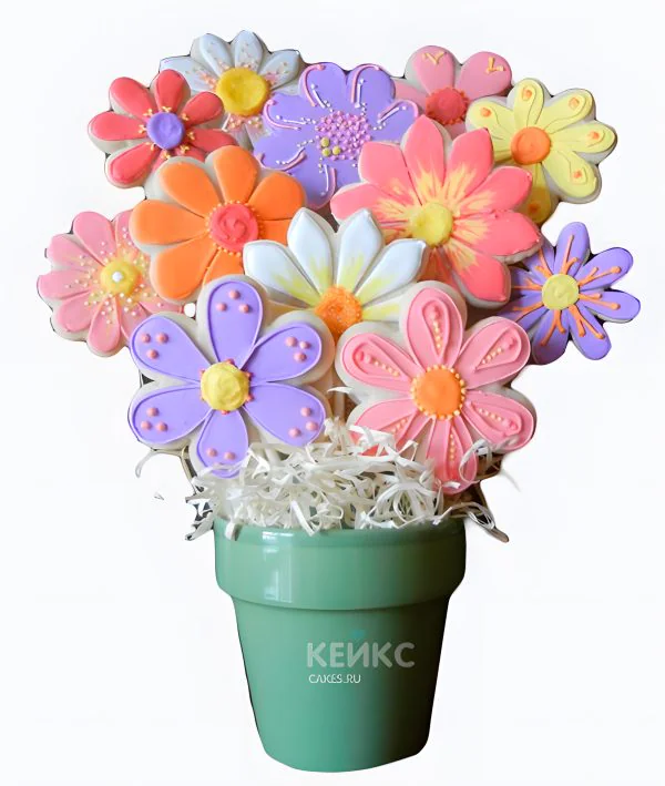 Букет из имбирных пряников 1 Букет из имбирных пряников 1 Фото