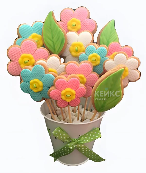 Букет из имбирных пряников 2 Букет из имбирных пряников 2 Фото