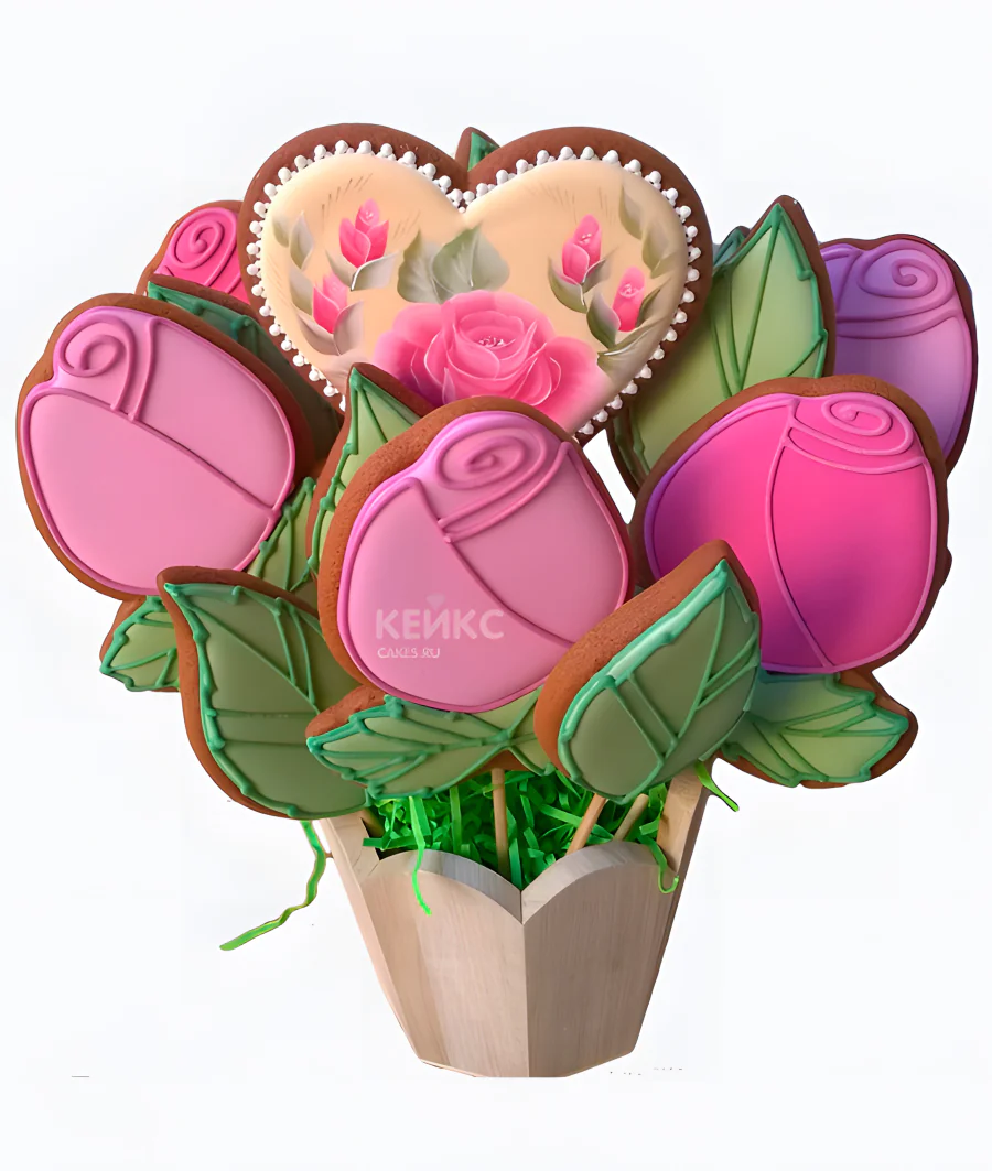 Букет из имбирных пряников 4 Фото