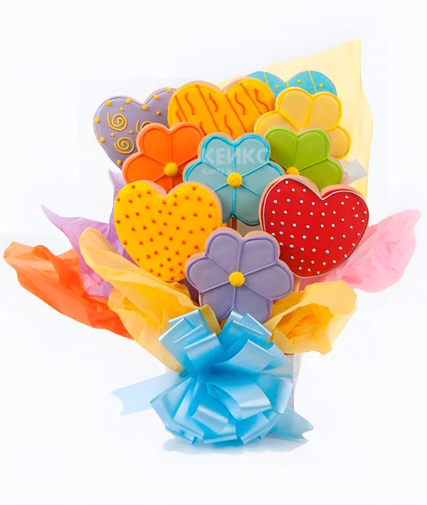 Букет из имбирных пряников 5 Букет из имбирных пряников 5 Фото