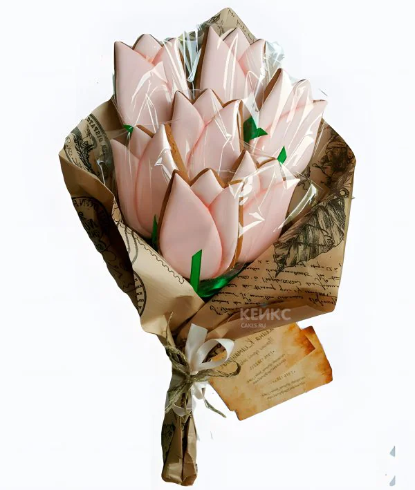 Букет из имбирных пряников 6 Букет из имбирных пряников 6 Фото