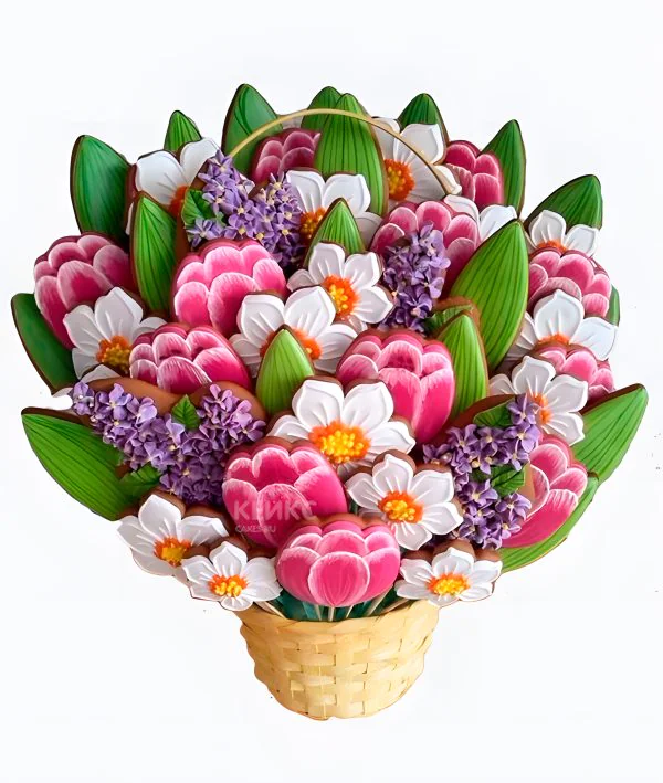 Букет из имбирных пряников 7 Букет из имбирных пряников 7 Фото