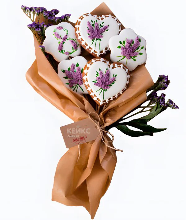 Букет из имбирных пряников Букет из имбирных пряников Фото