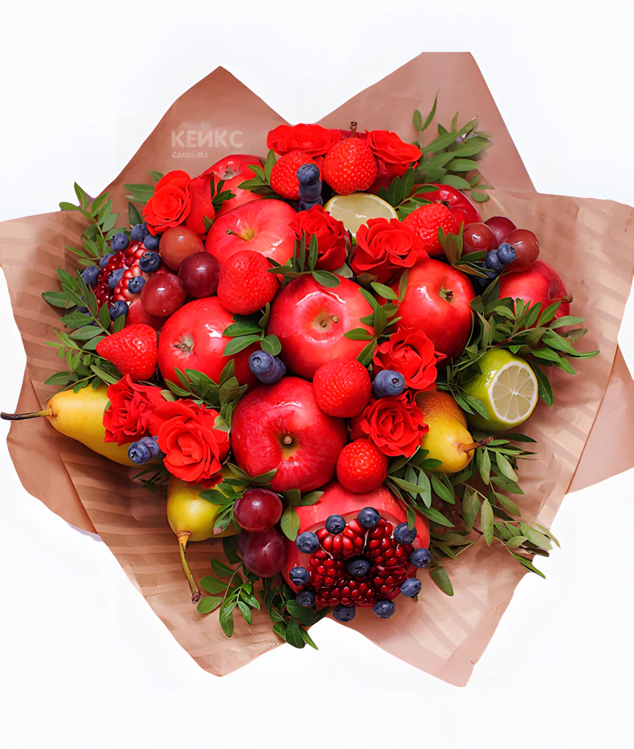 Букет из яблок 6 Фото