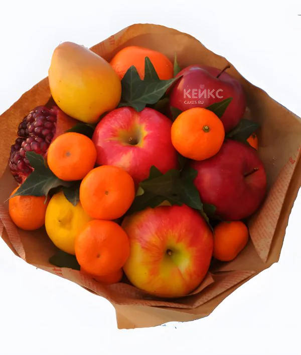 Букет из яблок и мандаринов 5 Букет из яблок и мандаринов 5 Фото