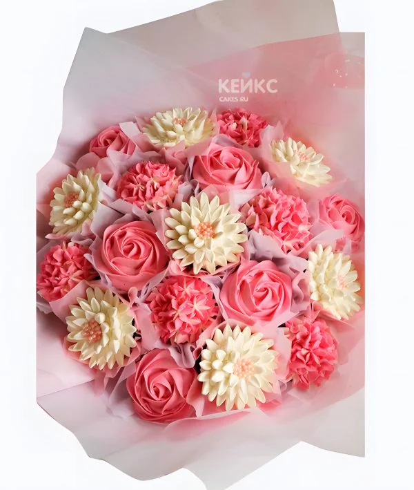 Букет из капкейков 6 Фото