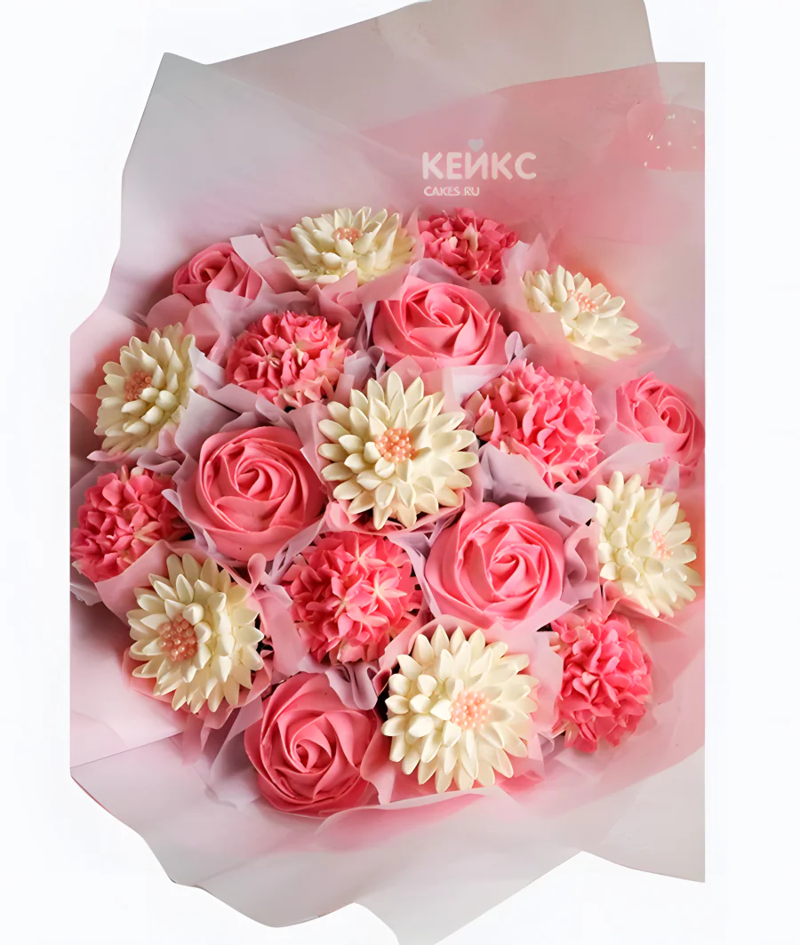 Букет из капкейков 6 Фото