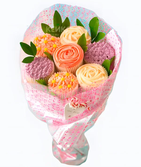 Букет из капкейков 8 Фото