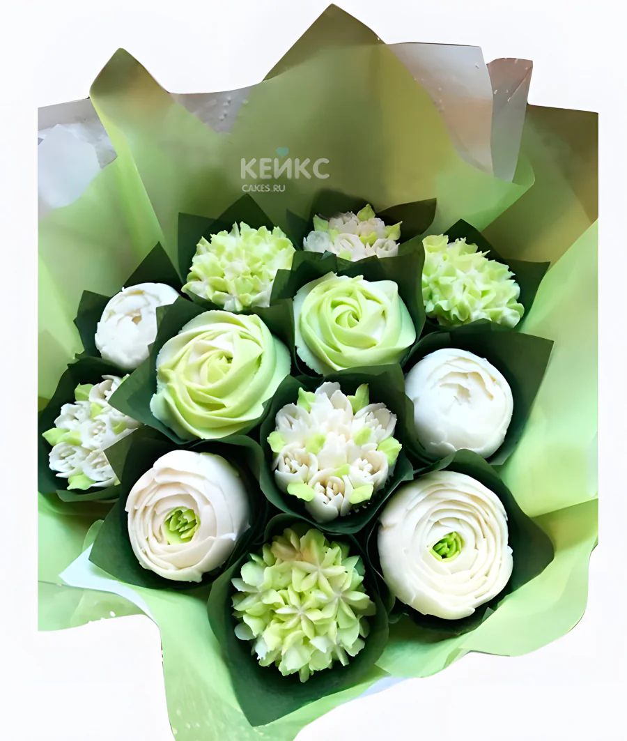 Букет из капкейков 9 Фото