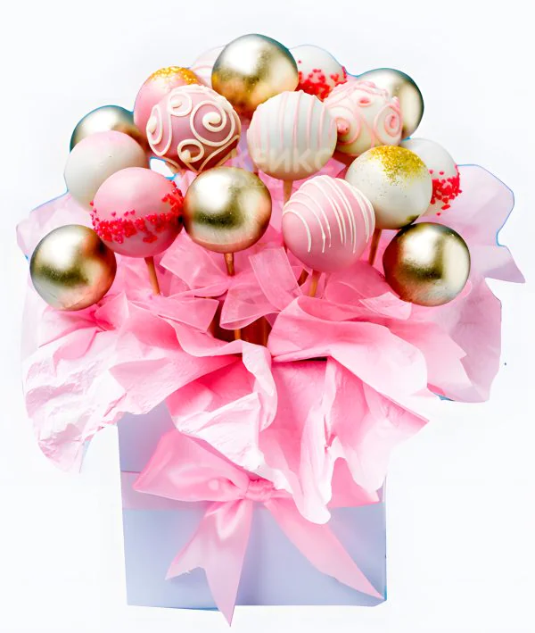 Букет из кейк попсов 4 Фото