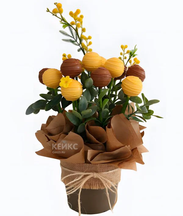 Букет из кейк попсов 6 Фото