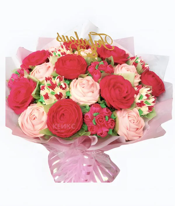 Букет из кексов 3 Фото