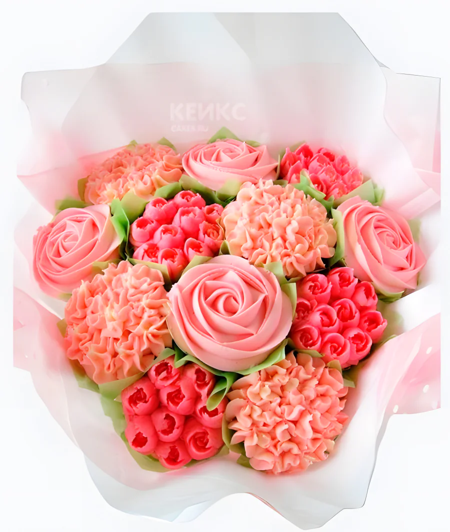 Букет из кексов 6 Фото