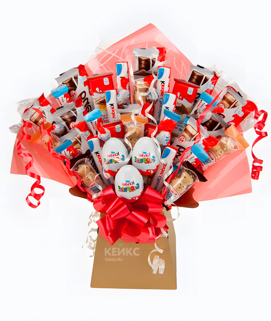 Букет из киндеров 6 Фото