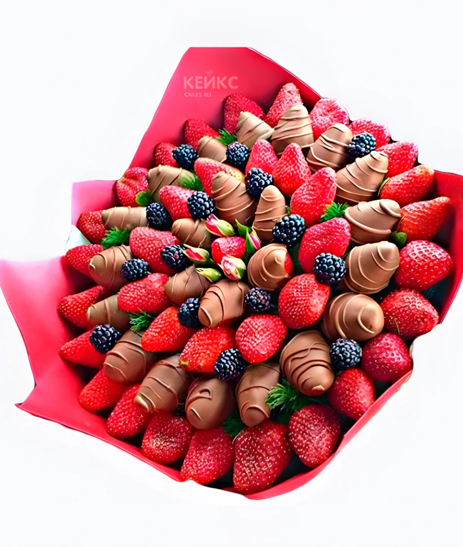 Букет из клубники 10 Фото