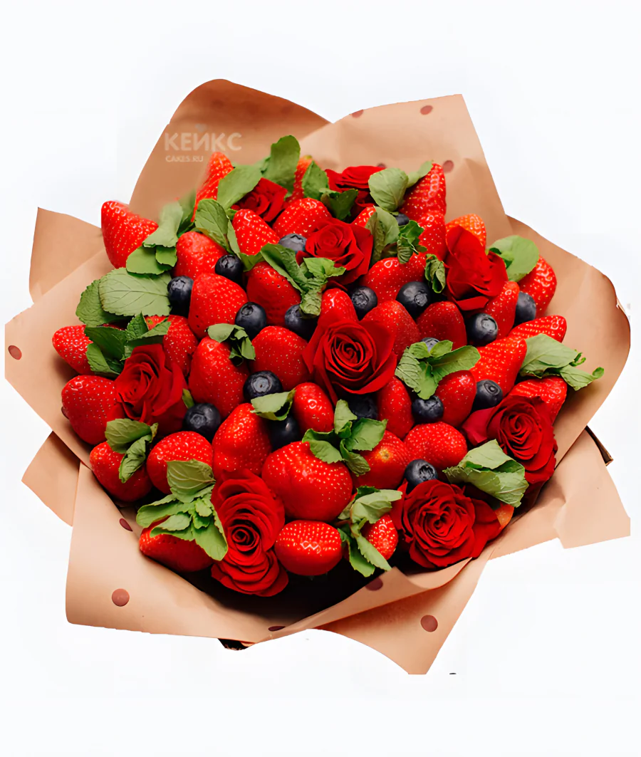 Букет из клубники 14 Фото