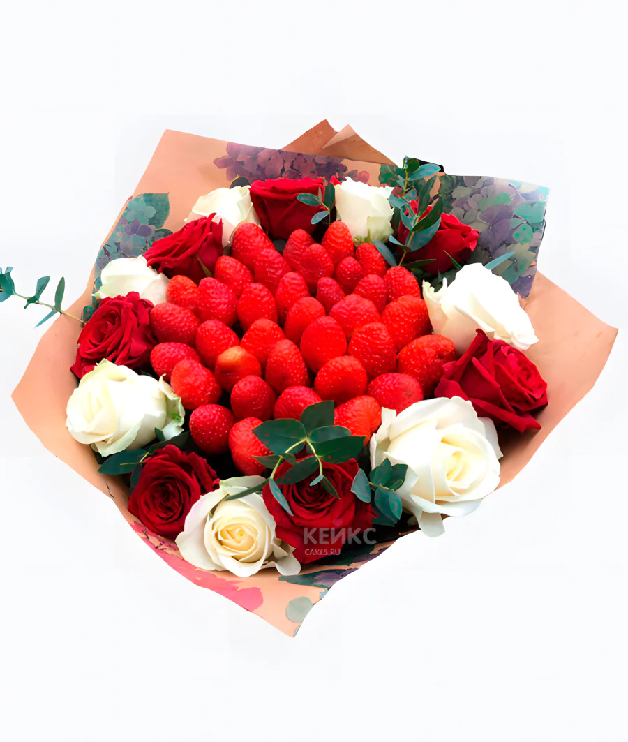 Букет из клубники 15 Фото