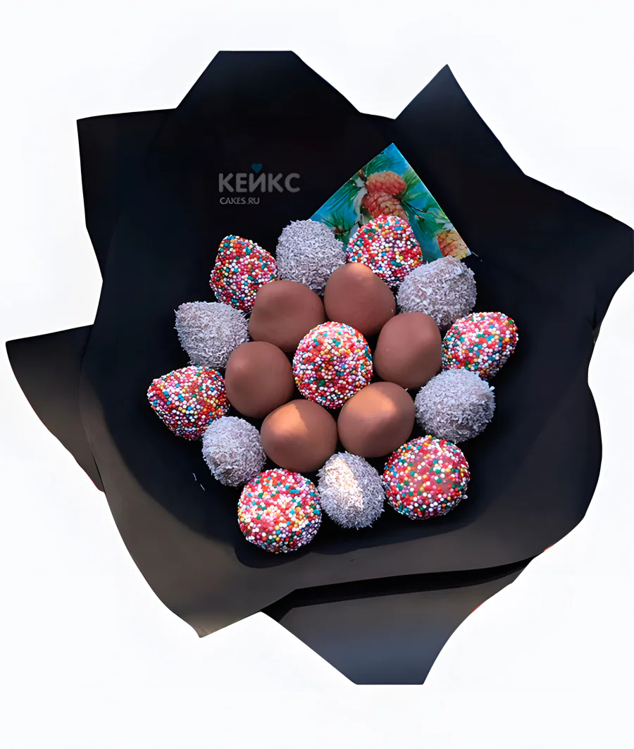 Букет из клубники в шоколаде 11 Фото