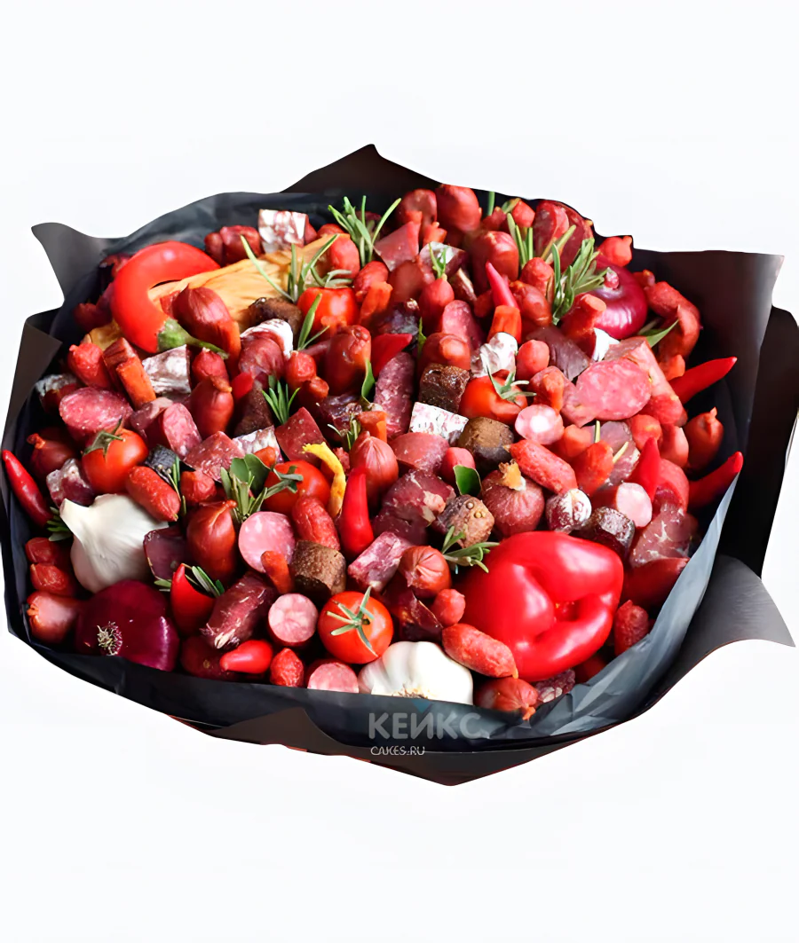 Букет из колбасы 4 Фото