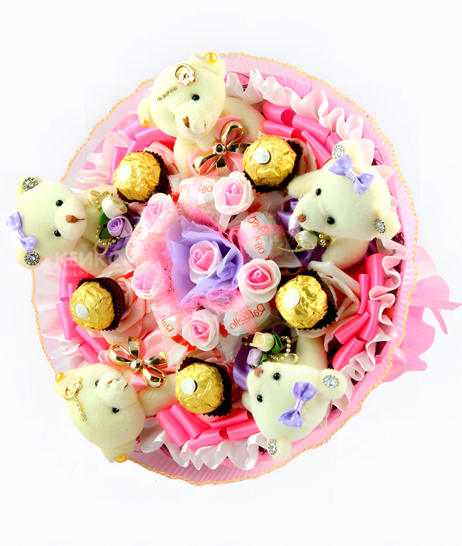 Букет из конфет 1 Фото