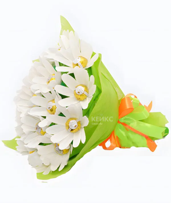 Букет из конфет ромашка 2 Фото