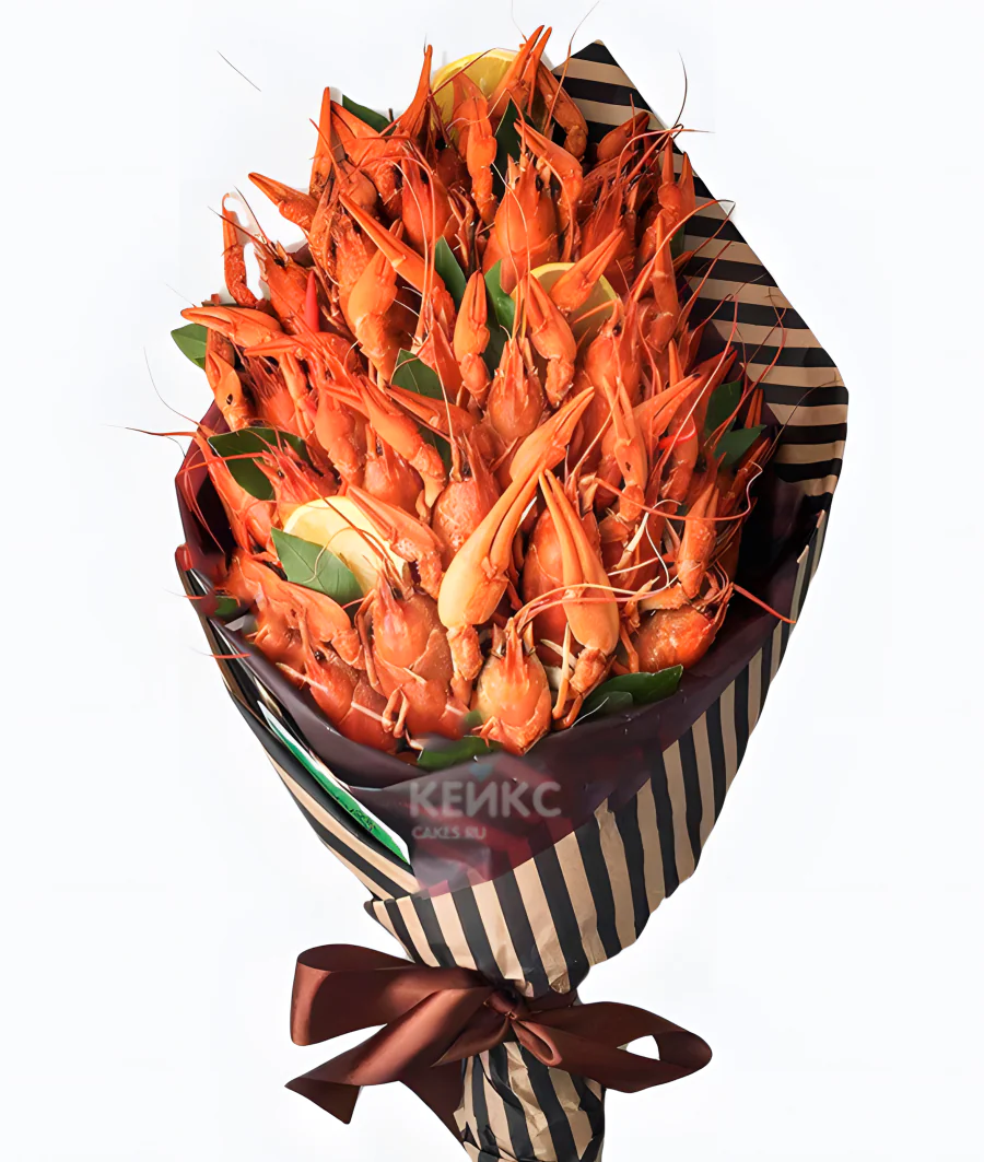 Букет из креветок 2 Фото