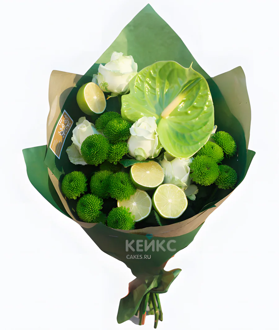 Букет из лаймов 3 Фото