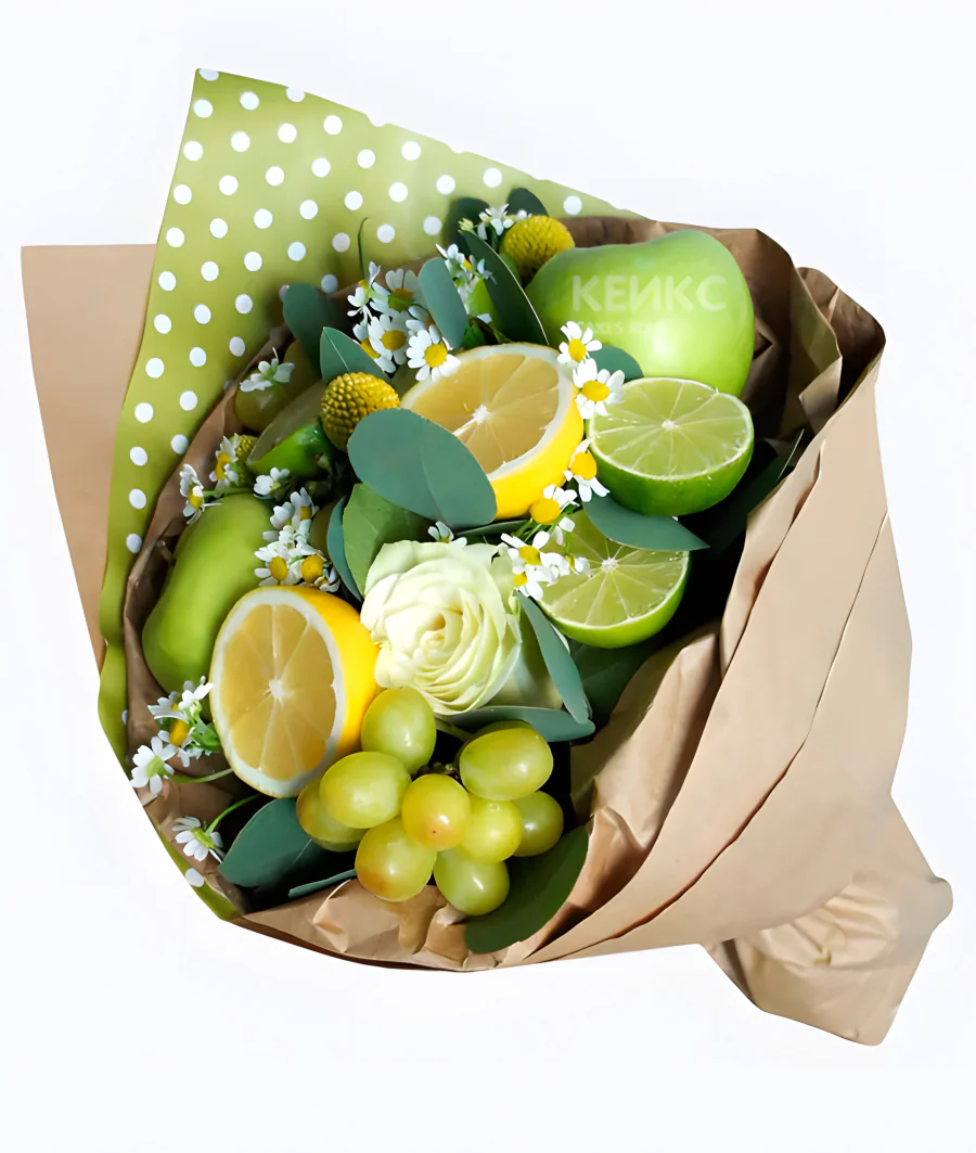 Букет из лимонов 1 Фото