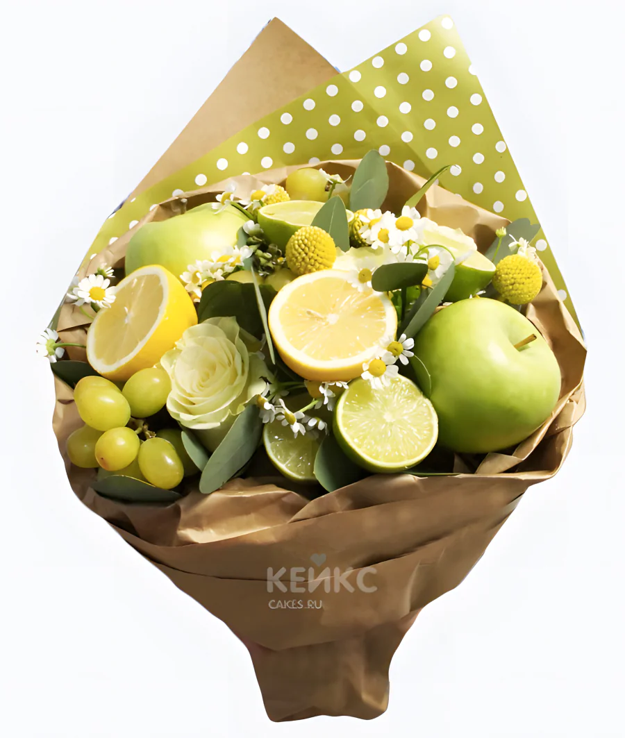 Букет из лимонов 3 Фото