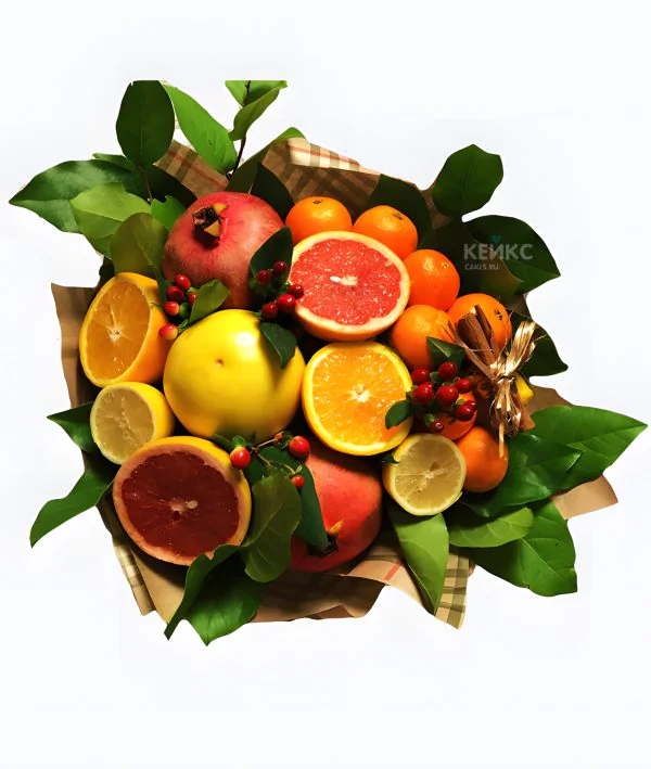 Букет из мандаринов и фруктов 2 Букет из мандаринов и фруктов 2 Фото