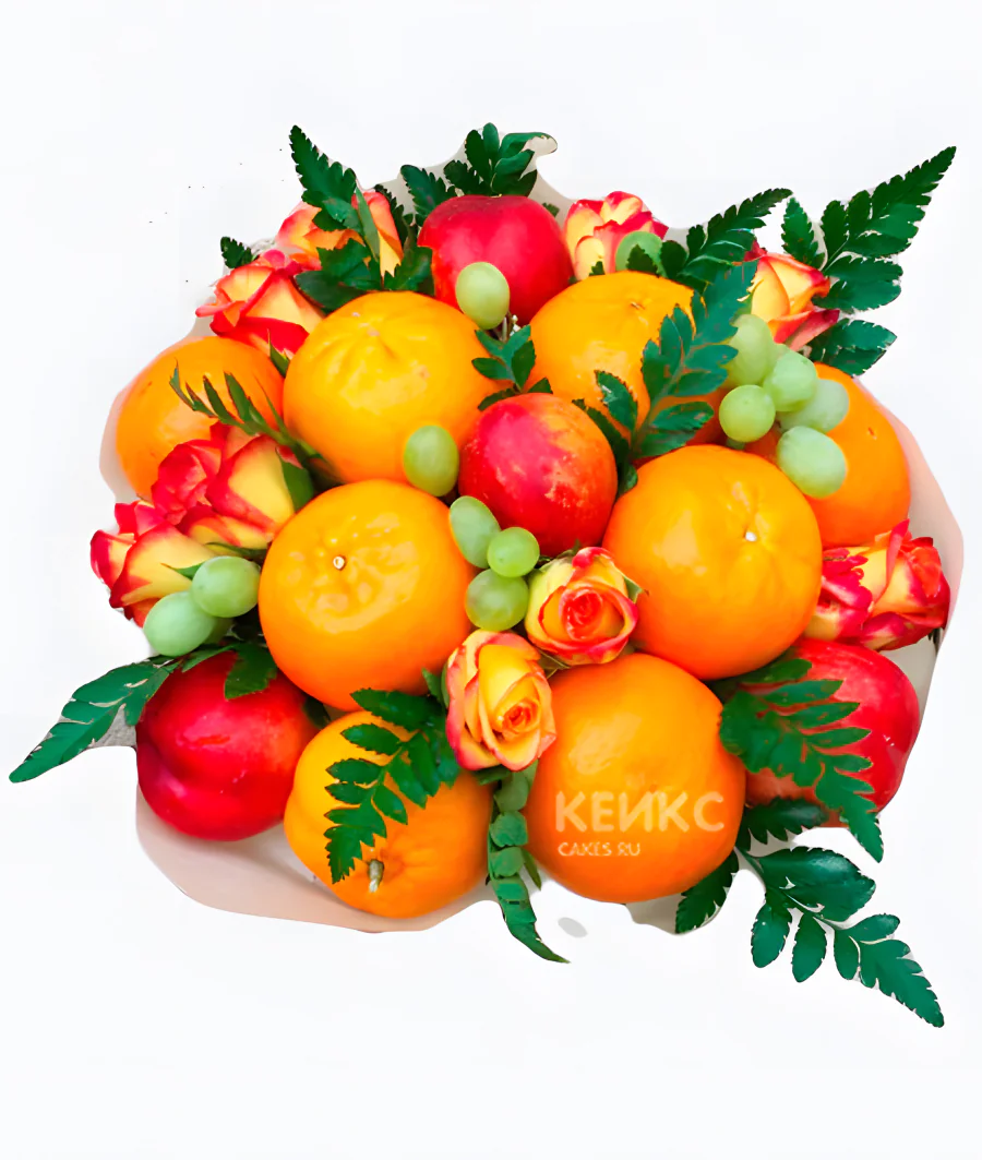 Букет из мандаринов 5 Фото