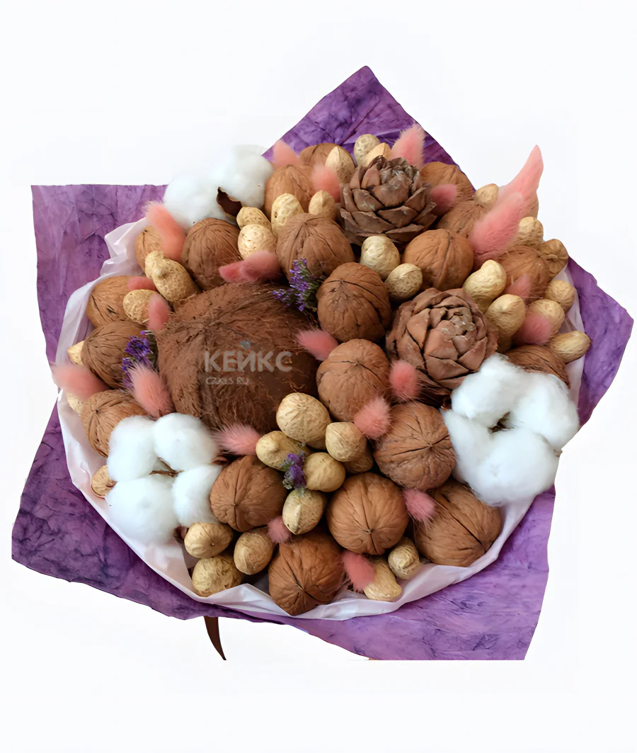 Букет из орехов для мужчины 2 Фото