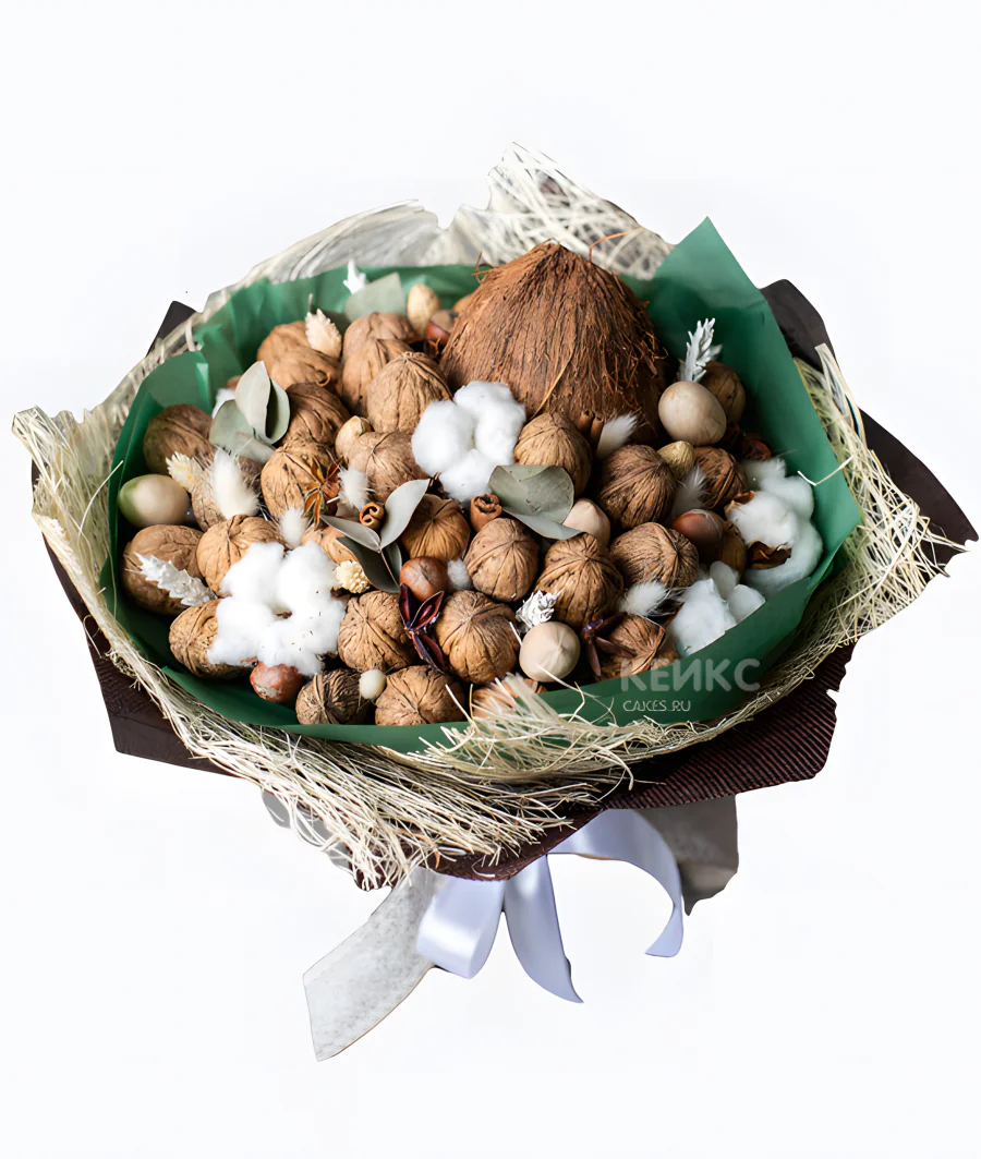 Букет из орехов для мужчины 4 Фото