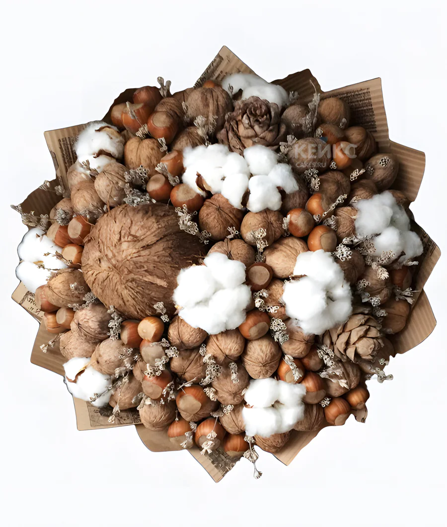 Букет из орехов для мужчины 5 Фото