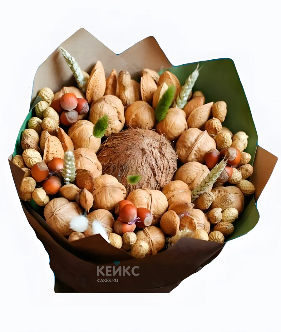 Букет из орехов для мужчины 6 Фото